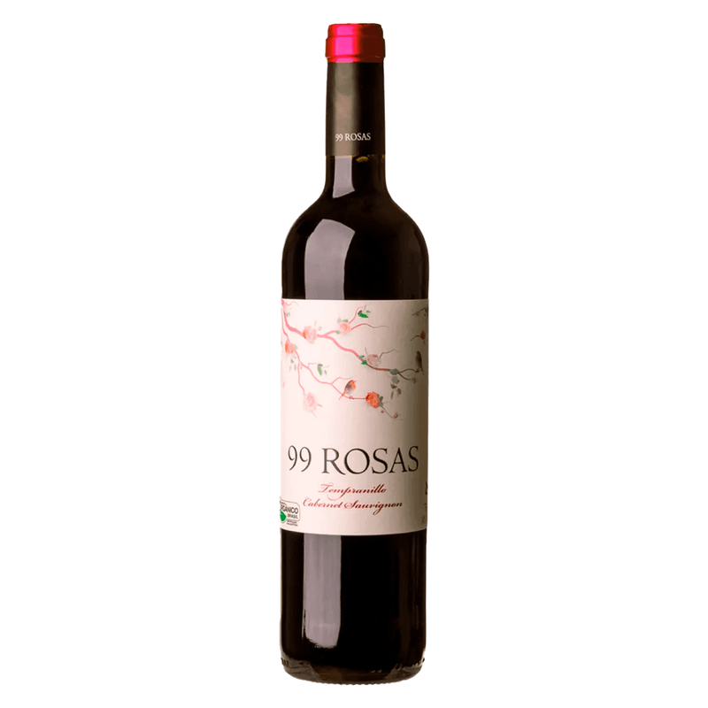 Vinho Tinto Espanhol 99 Rosas Tempranillo/Cabernet Sauvignon 750ml