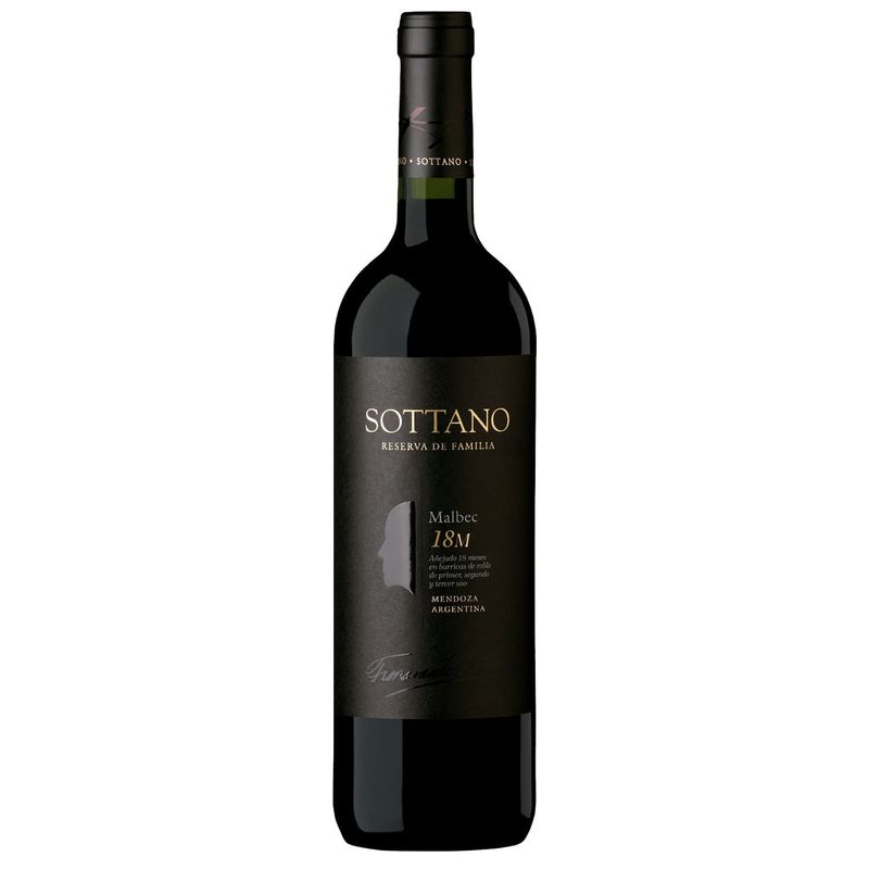 Vinho Tinto Argentino Sottano Reserva de Familia Malbec 750ml