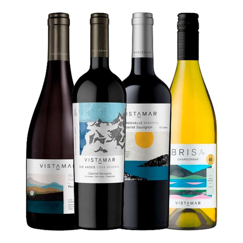 Kit 4 Vinhos Vistamar