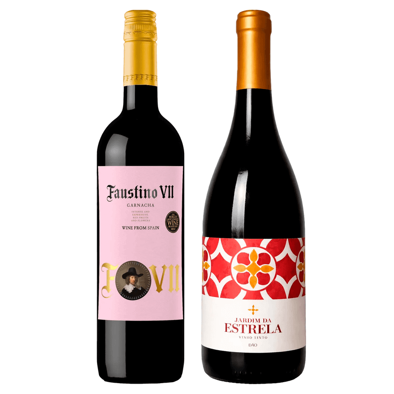 Kit 2 Vinhos Península Ibérica Faustino VII Garnacha/ Jardim Da Estrela
