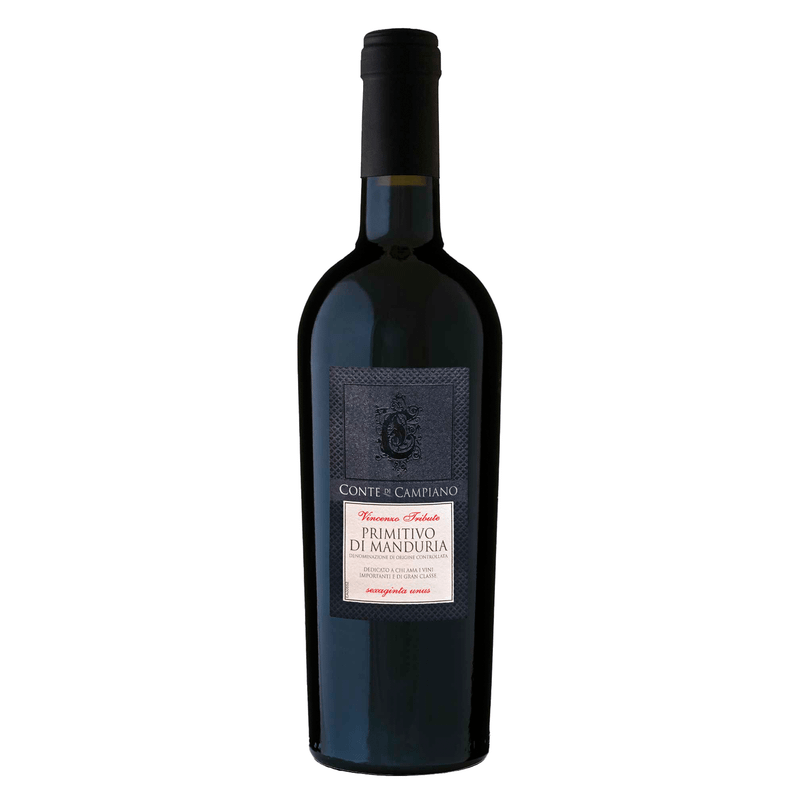 Vinho Tinto Italiano Primitivo Di Manduria Conte Di Campiano DOC 750ml