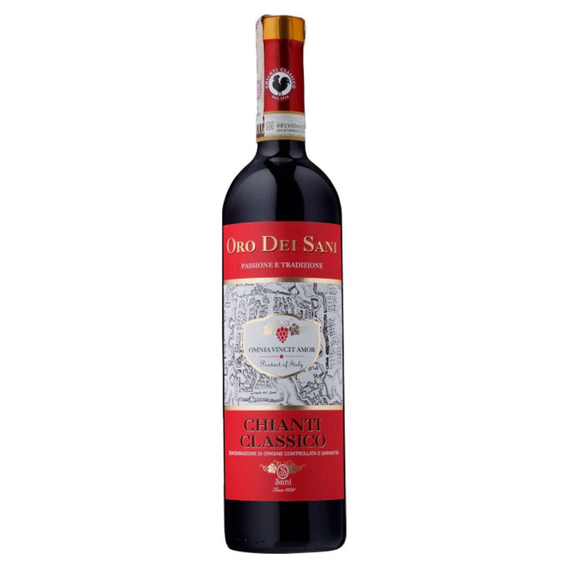 Vinho Tinto Italiano Oro Dei Sani Chianti Classico DOCG 750ml