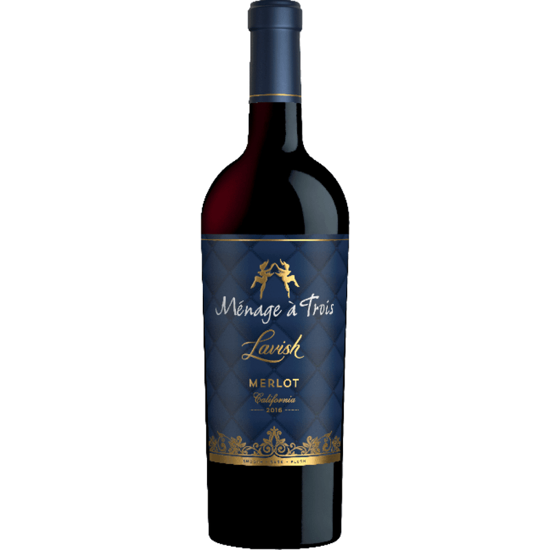 Vinho Tinto Americano Ménage á Trois Lavish Merlot 750ml