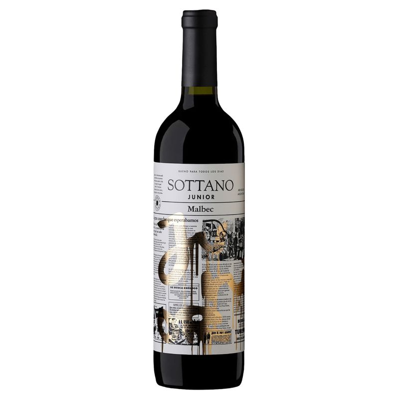 Vinho Tinto Argentino Sottano Junior Malbec 750ml