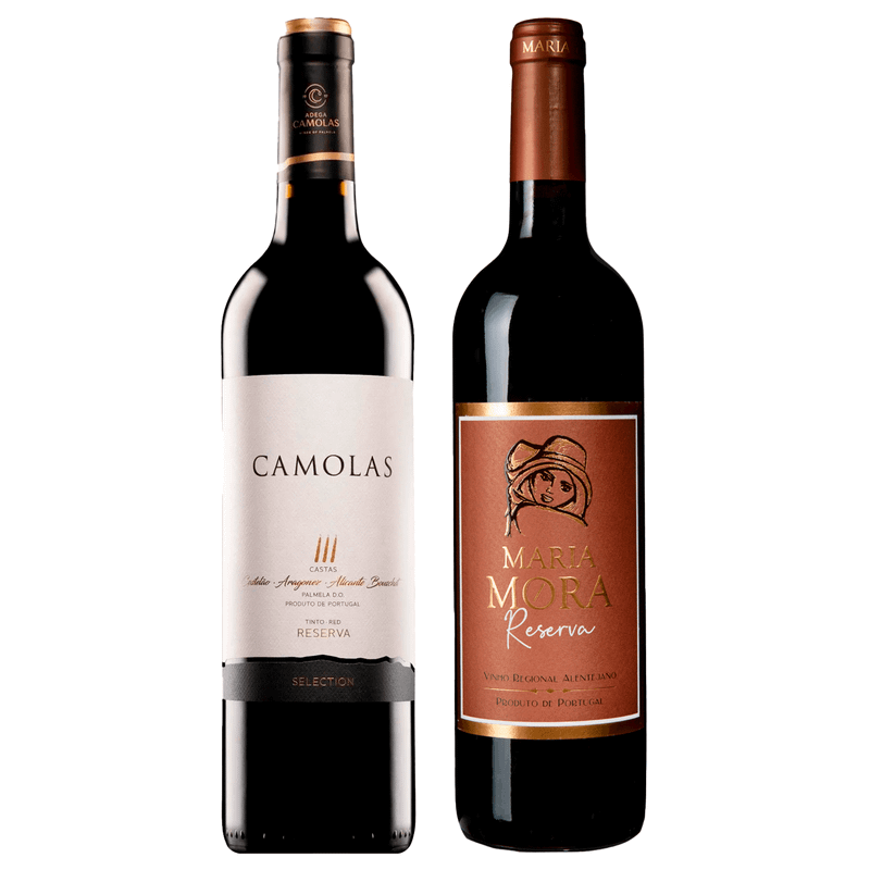 Kit 2 Vinhos Portugueses Camolas Selection Reserva/ Maria Mora Reserva