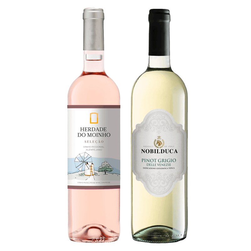 Kit 2 Vinhos Herdade Do Moinho Seleção/ Nobilduca Pinot Grigio DOC