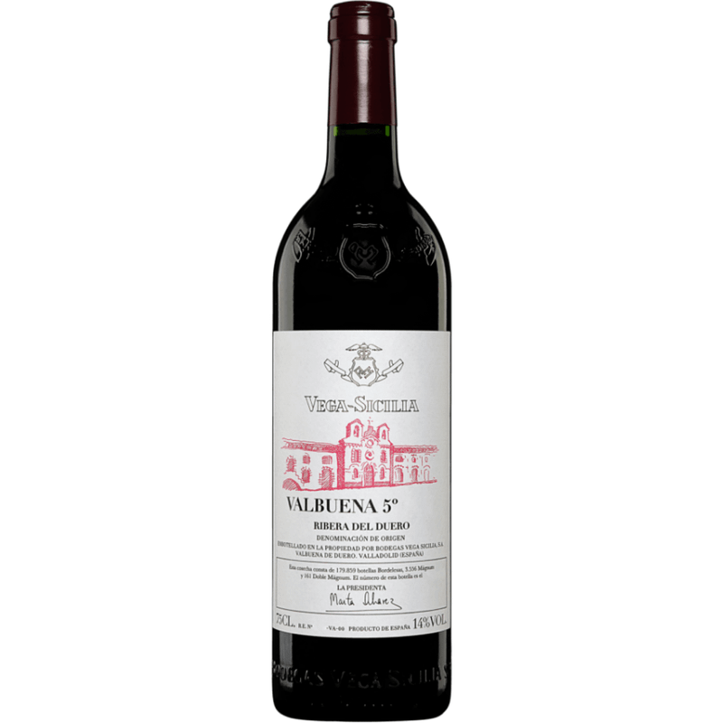 Vinho Tinto Espanhol Valbuena 5 Ano 2019 750ml