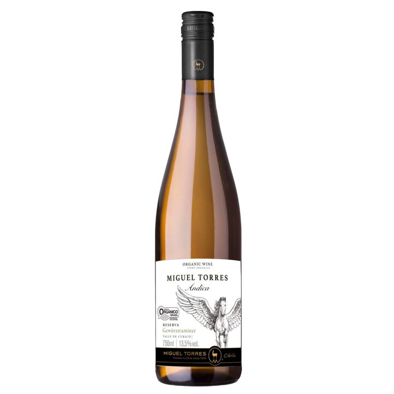 Vinho Branco Chileno Miguel Torres Ándica Gewürztraminer Reserva 750ml