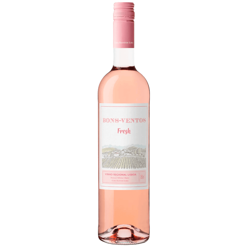 Vinho Rosé Português Quinta De Bons Ventos Fresh 750ml