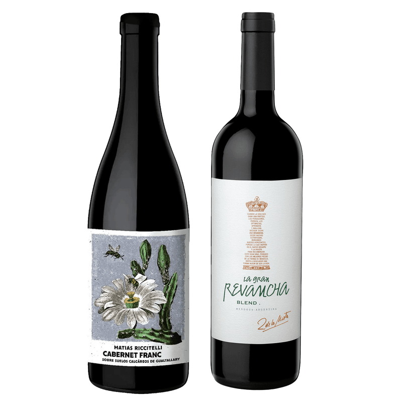 Kit 2 Vinhos Argentinos Riccitelli Gualtallary Cabernet Franc/ La Primera Revancha Malbec